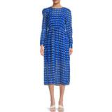 French Connection L Kjoler French Connection Edeline Midi Dress, Marine