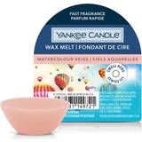 Yankee Candle Blå Lysestager, Lys & Dufte Yankee Candle Watercolour Skies Wax Melt Wax Melts Love Scented Candle