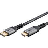 Pro HDMI-kabler - Sort Pro Displayport 1.2 HDMI 2.0 2m