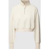 G-Star Dame Sweatere G-Star Cropped Half Zip Loose Sweater White Women