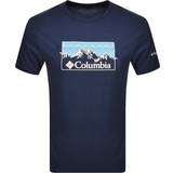 Columbia Jersey Tøj Columbia Seasonal Logo T-Shirt Navy