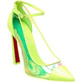 39 ½ - Gul Højhælede sko Christian Louboutin Leather and PVC pumps yellow