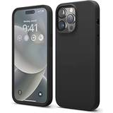 Elago Covers Elago iPhone 14 Pro Max Case Liquid Silicone Case Full Body Protective Cover Shockproof Slim Phone Case Anti-Scratch 6.7 inch Black