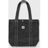 Denim - Sort Tasker Carhartt Wip Orlean Tote Bag, Black/white