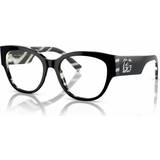 Zebra Briller & Læsebriller Dolce & Gabbana DG3377 3372 Black On Zebra 53MM