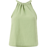 Grøn - Polyester Bluser Vero Moda Natali Halterneck Top Damer Størrelse: Grøn