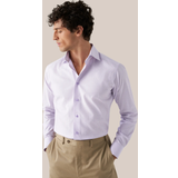 Eton Herre - Lilla Overdele Eton Contemporary Fit Textured Shirt Light Purple 15.5R