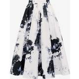 Alexander McQueen Dame Nederdele Alexander McQueen Midi skirt floral BLACK