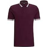 56 - Grøn T-shirts & Toppe BOSS Piqué-Poloshirt PADDY CURVED Regular Fit DUNKELROT