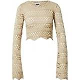 Bronze Sweatere Urban Classics – Bronsbrun, virkad, kort tröja-Naturlig