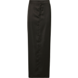 Gina Tricot 38 Nederdele Gina Tricot Maxi nederdel Satin Pencil Maxi Skirt Sort