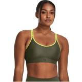 Under Armour Gul Undertøj Under Armour Infinity Mid Covered Sports Bra for Ladies Marine OD Green/Lime Yellow