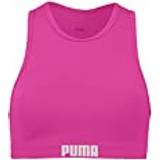 Puma Dame Badedragter Puma Damen Badetøj Racerback Bikini Top, Neon Pink