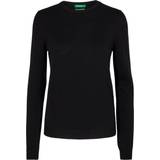 United Colors of Benetton Dame Tøj United Colors of Benetton Sweater L/S Kvinde Sweaters hos Magasin Sort