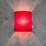 Pink - Stof Væglamper Licht-Erlebnisse Up Down Wandlampe