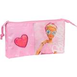 Barbie Pink Tasker Barbie Tredobbelt bæretaske Girl Pink 22 x 12 x 3 cm