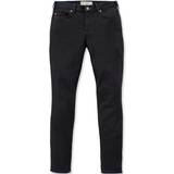 Carhartt Dame - Firkantet - Korte kjoler Jeans Carhartt Slim-fit Layton Denim jeans dam, Onyx