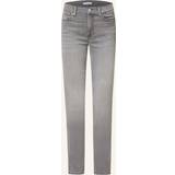 Dame - Sølv Jeans 7 For All Mankind Roxanne Bair slim cropped jeans silver