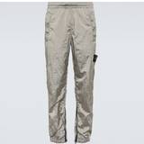 Stone Island Bukser & Shorts Stone Island Embroidered track pants grey