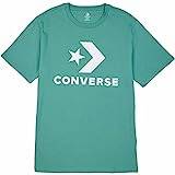 Converse Grøn - S Tøj Converse T-Shirt mit kurzen Ärmeln, Unisex, Estándar