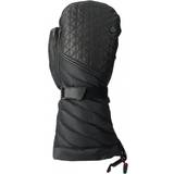 Dame - M - Skind Handsker Lenz Heat Glove 6.0 Finger Cap Mittens Women - Black