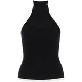 MSGM S Overdele MSGM Ribbed Tank Top With Halterneck