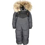 9-12M Flyverdragter Lindberg Baby Rocky Overall - Anthracite (2665-1700)