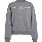 26 - 52 - Dame Sweatere Tommy Hilfiger Modern Signature Logo Sweatshirt - Medium Heather Grey