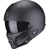 Integralhjelme Motorcykelhjelme Scorpion Exo-Combat II jet helmet black