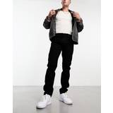 Abercrombie & Fitch Bukser & Shorts Abercrombie & Fitch – Svarta smala jeans i90-talsstil-Svart/a