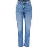 Pieces Dame Bukser & Shorts Pieces Pcluna Hw Straight Fit Jeans
