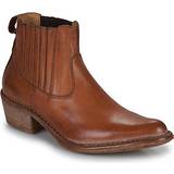 Moma Brun Sko Moma Low Ankle Boots DALLAS Brown