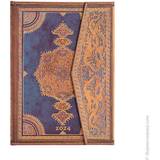 Paperblanks Kalender 2024 Safavid Indigo-Safavid Binding Art