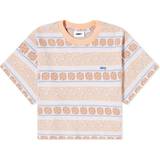 Obey Beige Overdele Obey Women's Esther Cropped T-Shirt Peach Sand Multi Peach Sand Multi