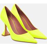 35 ½ - Gul Højhælede sko Amina Muaddi leather pumps yellow