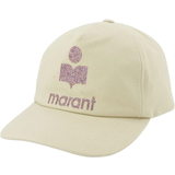 Isabel Marant Beige Hovedbeklædning Isabel Marant Tyron logo cotton baseball cap multicoloured