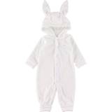 Livly Børnetøj Livly Onesie Kanin Vit Plysch mån Onesie