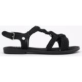 XTI Sandaler XTI Women Braided Strap Flat Sandals 14127306 Black