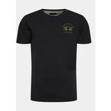 58 - Dame T-shirts La Martina T-Shirt WMR004 JS206 Schwarz Regular Fit