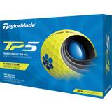 TaylorMade 2021 TP5 Golf Balls 12-Pack Yellow Balls