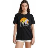 O'Neill Dame Overdele O'Neill Kortærmet T-shirt til Kvinder Luano Graphic Sort