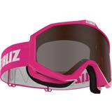 Junior Skibriller Bliz Liner JR Contrast - Pink/Brown