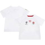 Umbro Supporterprodukter Umbro England Rugby World Cup 2023 Home Replica Kit White Baby