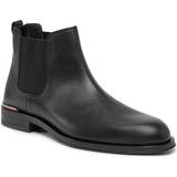 Tommy Hilfiger 11 Støvler Tommy Hilfiger Signature Leather Chelsea Boots BLACK
