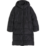 Overtøj H&M Kid's Long Puffer Jacket - Black