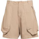 Beige - Kort Bukser & Shorts Jacquemus Mens Light Beige Le Short Croissant Brand-embroidered Relaxed-fit Cotton Shorts
