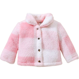 Babyer Overtøj Shein Baby's Plaid Pattern Flannel Coat