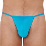 Herre - Polyamid Trusser Hom Plume G-String Turquoise Men's Underwear Blue 37" Waist