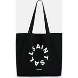 AllSaints Dame Tasker AllSaints Black/white Tierra Cotton Tote bag 1 Size