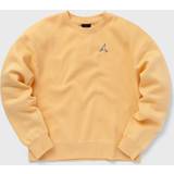 48 - Fleece - Ternede Tøj Jordan Flight Women Sweatshirts Yellow